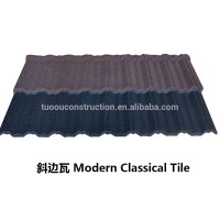 colorful stone coated metal corrugated magnesium oxide roof tile