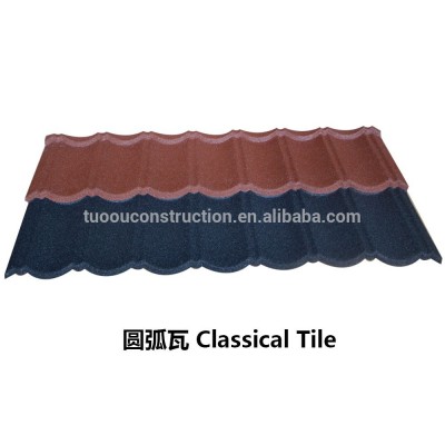 Villadom/Cottage/Bungalow Stone coated Flat Roof Tiles